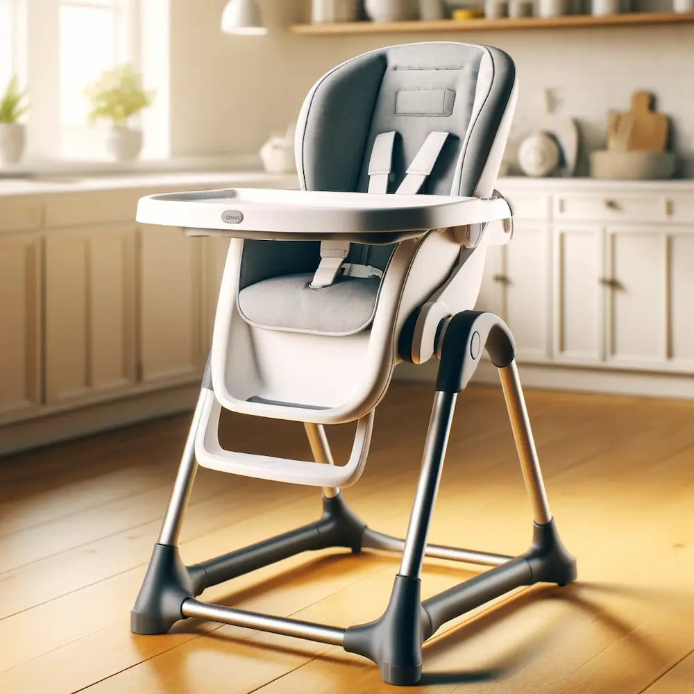 Clean and safe high chair for baby feeding rental in Panama