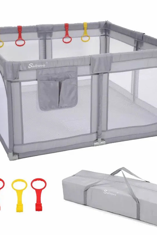 Baby & Kids Activity Center with Safety Gate rental in Panama – assembled with size measurements