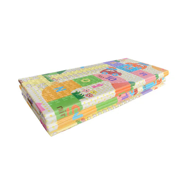 Folded Carestino Foldable Play Mat 177x195 – compact baby play mat rental in Panama