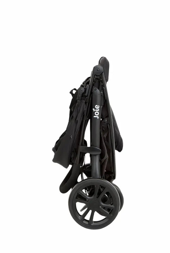 Folded JOIE Litetrax 3 Easy Fold Stroller – baby stroller rental in Panama for travel