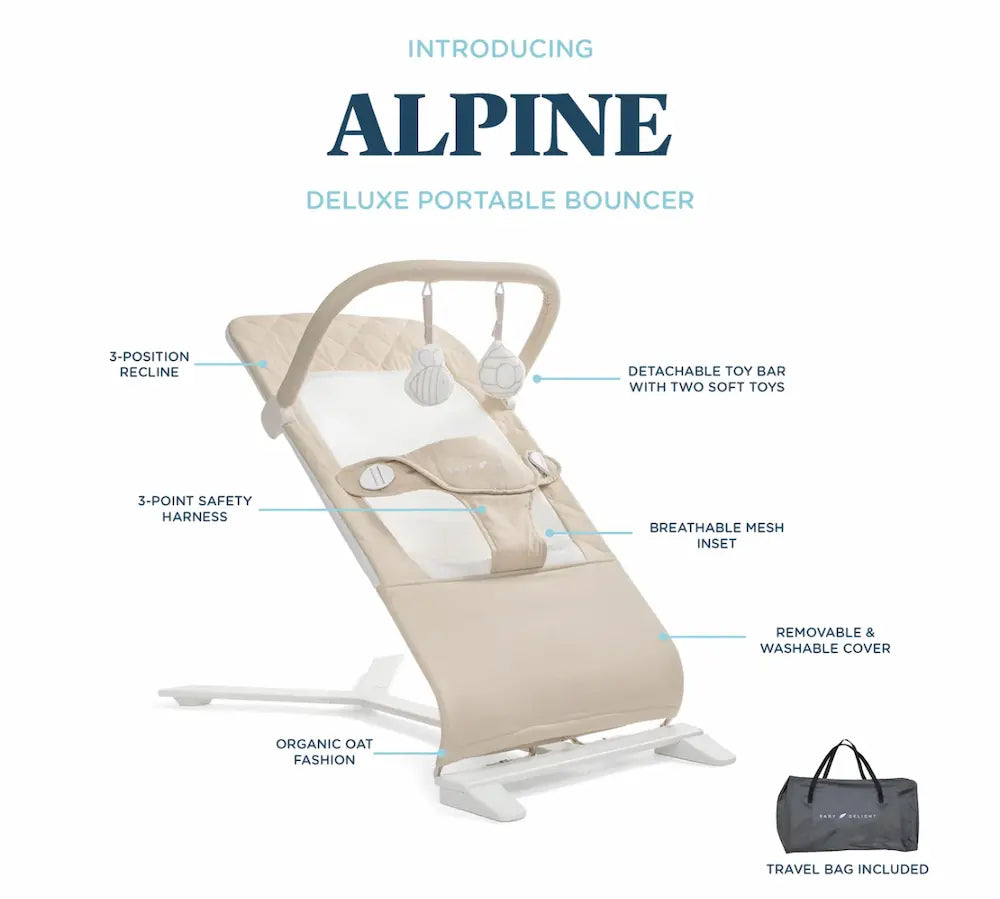 Baby Delight Alpine Deluxe Portable Bouncer Rental – Product Details in Panama – Baby Gear Rentals Panama