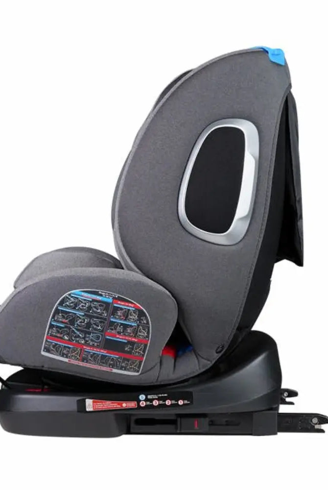 Carestino Montreal Group I/II/III ISOFIX Car Seat Rental – Front Right Angle View in Panama – Baby Gear Rentals Panama