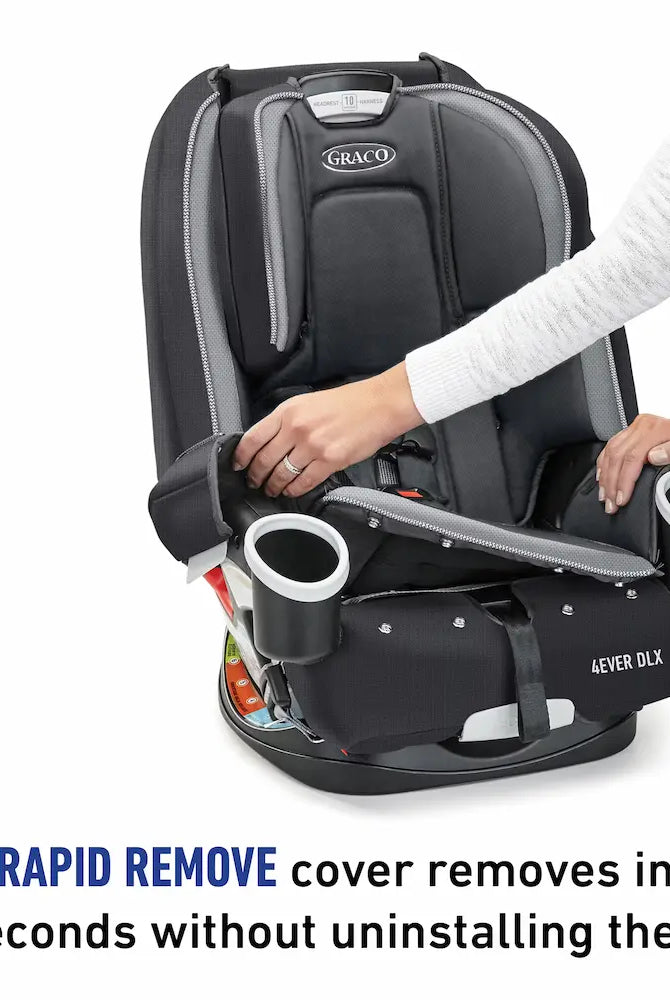 Graco 4Ever Car Seat Rental – Front View Removing Pad in Panama – Baby Gear Rentals Panama