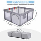Baby & Kids Activity Center with Safety Gate rental in Panama – play yard with all parts displayed for assembly