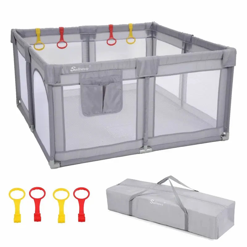 Baby & Kids Activity Center with Safety Gate rental in Panama – assembled with size measurements