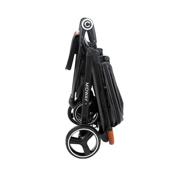 Folded Carestino MIDWAY stroller rental in Panama – compact for easy travel