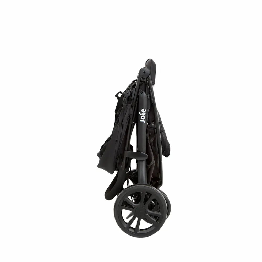 Folded JOIE Litetrax 3 Easy Fold Stroller – baby stroller rental in Panama for travel