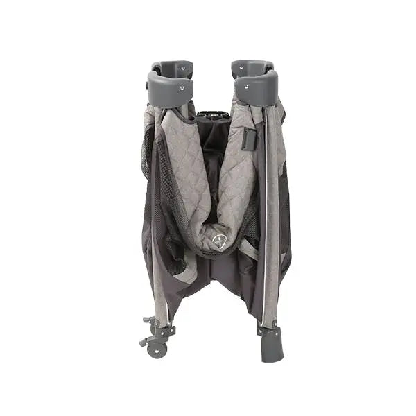 Carestino GENOVA Gray Playpen Rental – Folded View in Panama – Baby Gear Rentals Panama