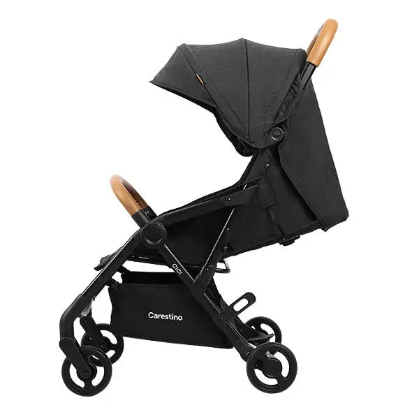 Side view of Carestino CICI stroller with accessories – baby stroller rental in Panama