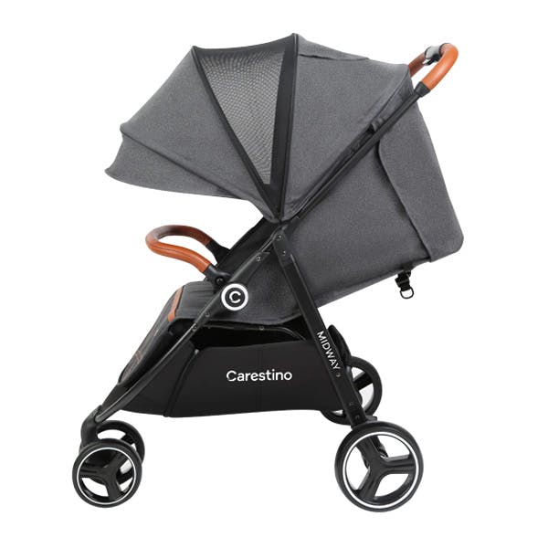 Carestino MIDWAY stroller rental in Panama – side view fully open with accessories