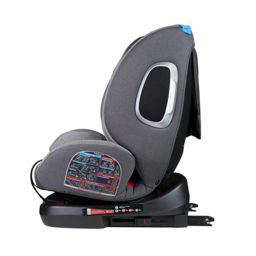 Carestino Montreal Group I/II/III ISOFIX Car Seat Rental – Front Right Angle View in Panama – Baby Gear Rentals Panama