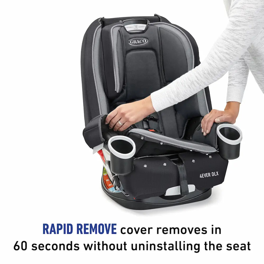 Graco 4Ever Car Seat Rental – Front View Removing Pad in Panama – Baby Gear Rentals Panama